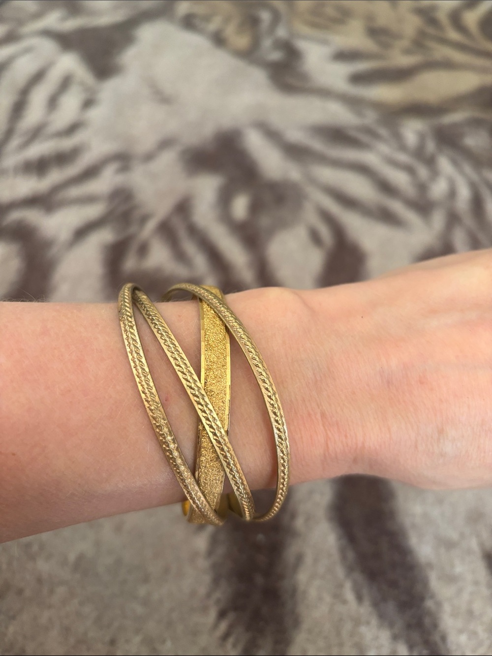 Women's Gold-Tone Multi-Band Bracelet
